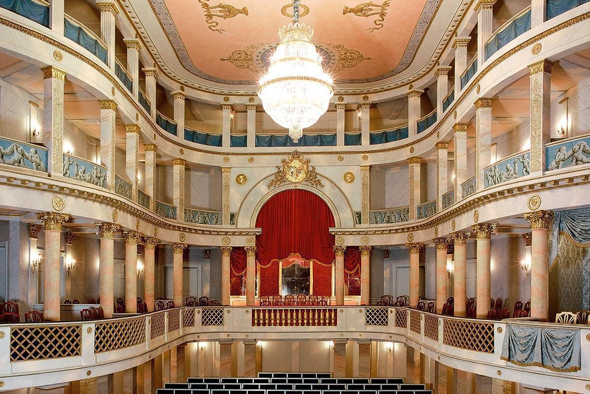 Aperçu de l’intérieur du théâtre du château, château résidentiel de Ludwigsbourg 