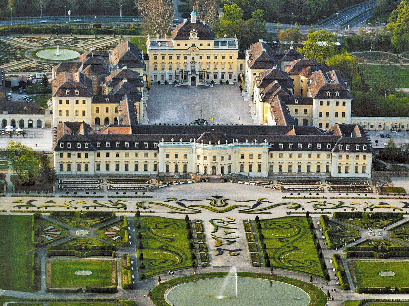 Residenzschloss Ludwigsburg, Luftaufnahme