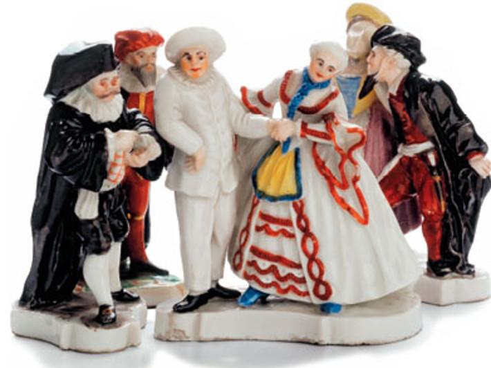 Residenzschloss Ludwigsburg, Figuren der italienischen Commedia dell'arte