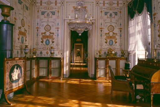 Salle de registre du roi Friedrich Ier au château résidentiel de Ludwigsbourg 