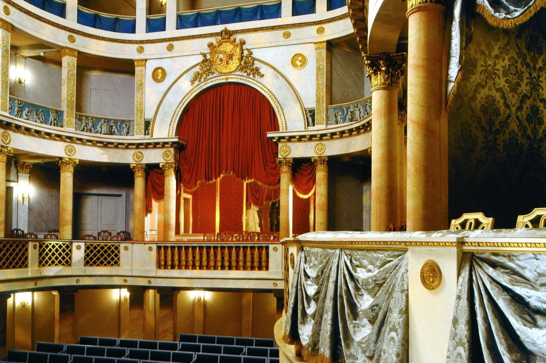 Blick ins Schlosstheater, Residenzschloss Ludwigsburg