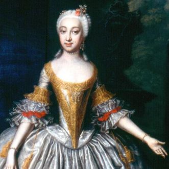 Porträt von Elisabeth Friederike von Brandenburg-Bayreuth (1732–1780), Wolfgang Majer, um 1745