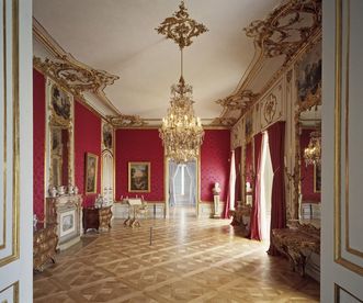 Chambre d’assemblée dans l’appartement de Carl Eugen, château résidentiel de Ludwigsbourg 