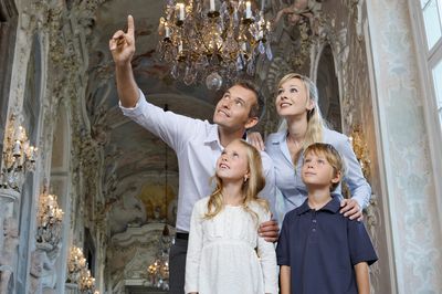 Besucher im Residenzschloss Ludwigsburg