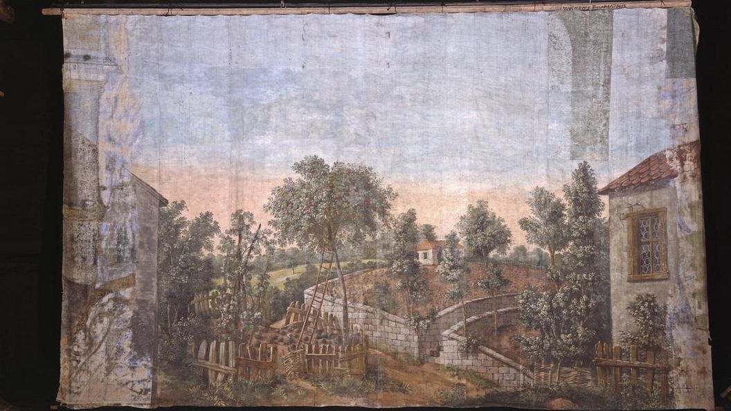 Vignoble, décor du théâtre du château, 1763, château résidentiel de Ludwigsbourg 