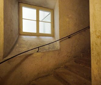 Servants stairs in the new central building at Ludwigsburg Residential Palace