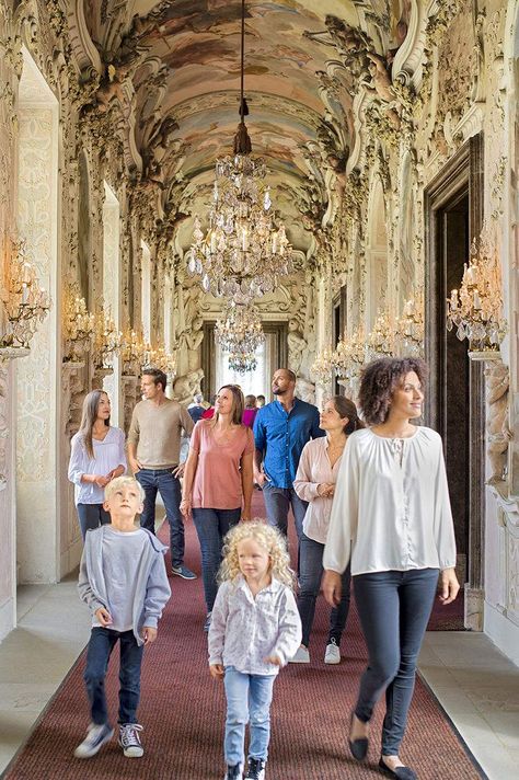 Château résidentiel de Ludwigsbourg, Visiteurs dans le château