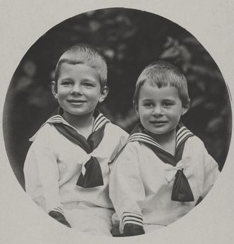 Prince Maximilian and Princess Olga's sons