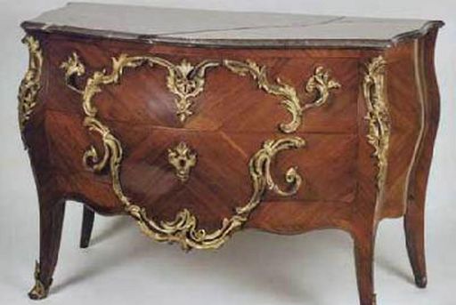 Dresser by Jacques-Philippe Carel in Duke Carl Eugen's apartment at Ludwigsburg Residential Palace